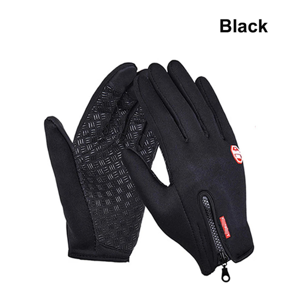 Hot Winter Gloves For Men Women Touchscreen Warm Outdoor Cycling Driving Motorcycle Cold Gloves Windproof Non-Slip Womens Gloves