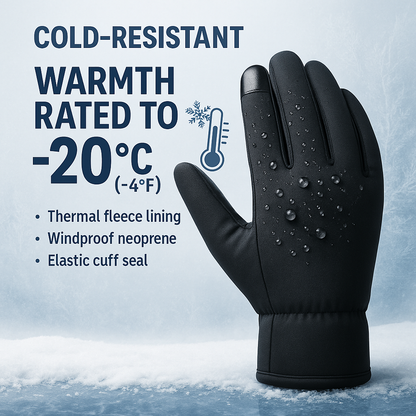 Thermal Waterproof Touchscreen Gloves