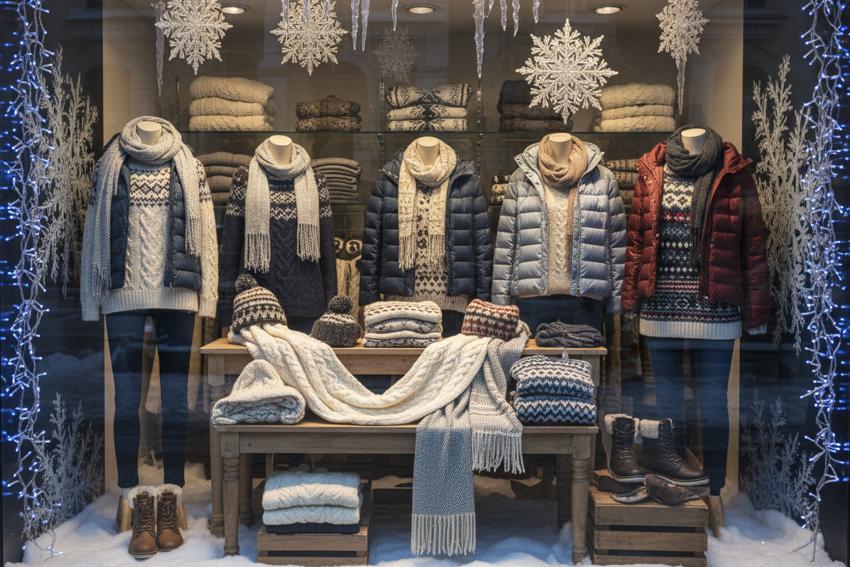 clothes sale winter but without any text