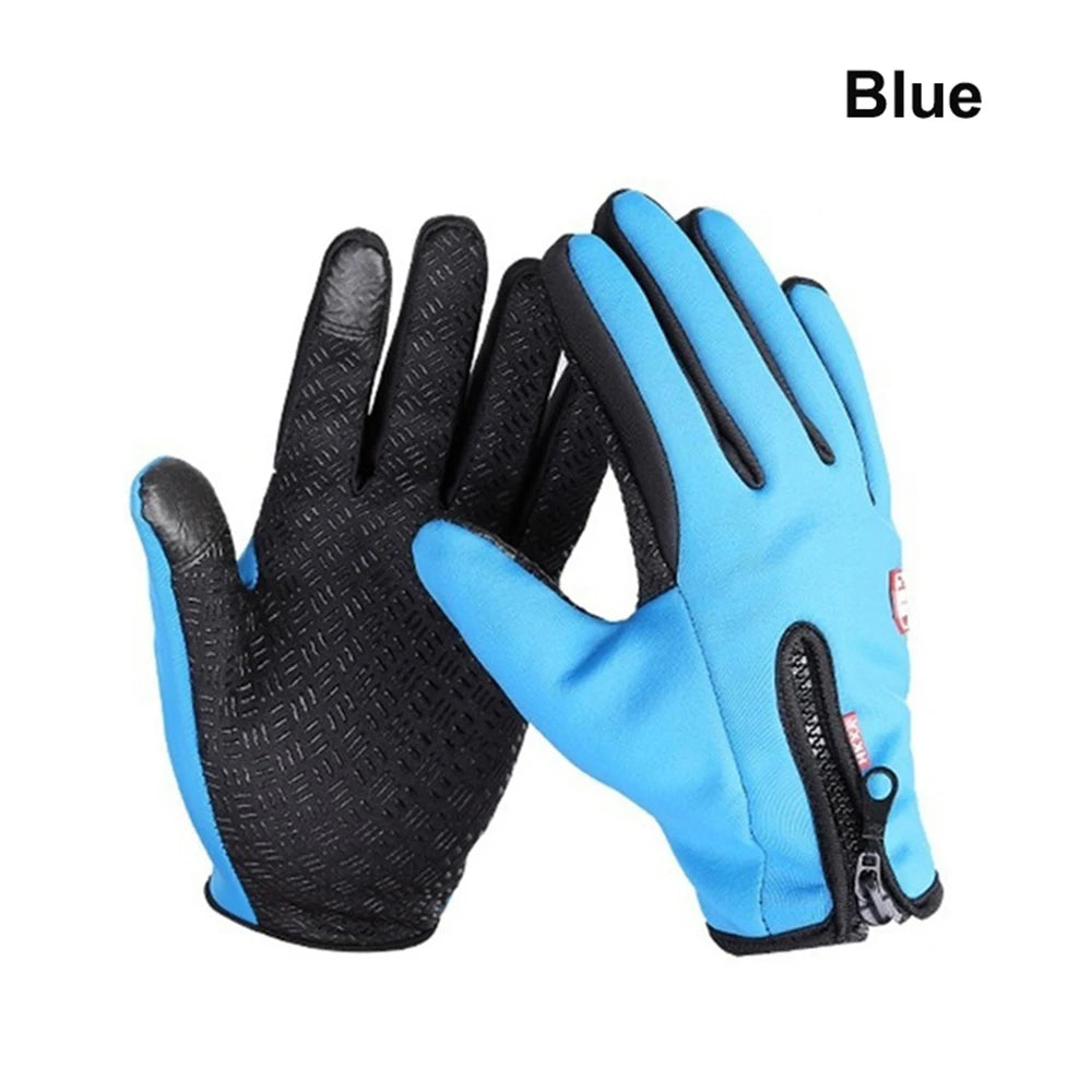Hot Winter Gloves For Men Women Touchscreen Warm Outdoor Cycling Driving Motorcycle Cold Gloves Windproof Non-Slip Womens Gloves